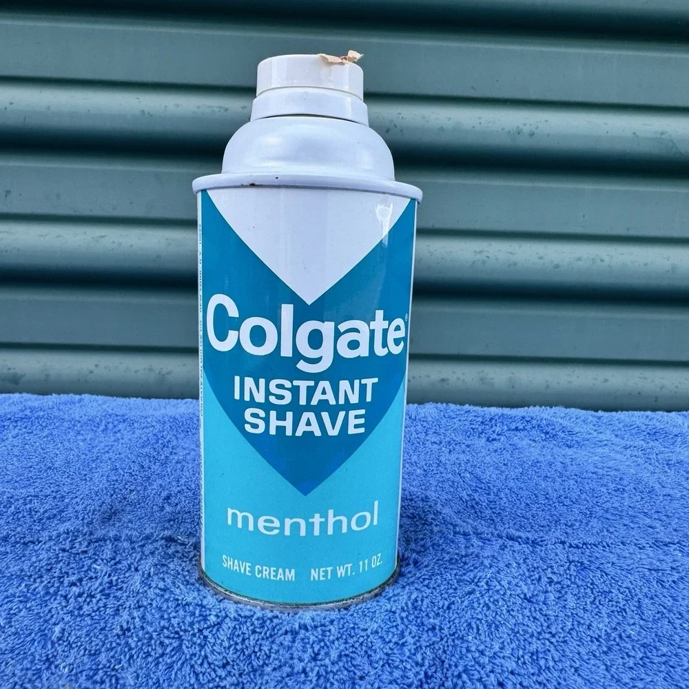Vintage Colgate Instant Shave Menthol‎ Shaving Cream 11 oz